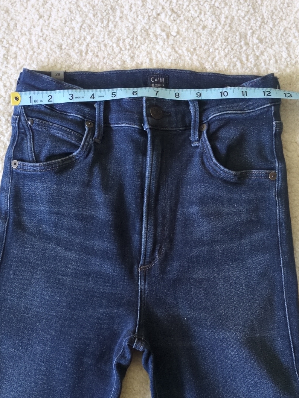 Citizens Of Humanity Womans Skinny Dark Blue Jeans - Picture 7 of 12